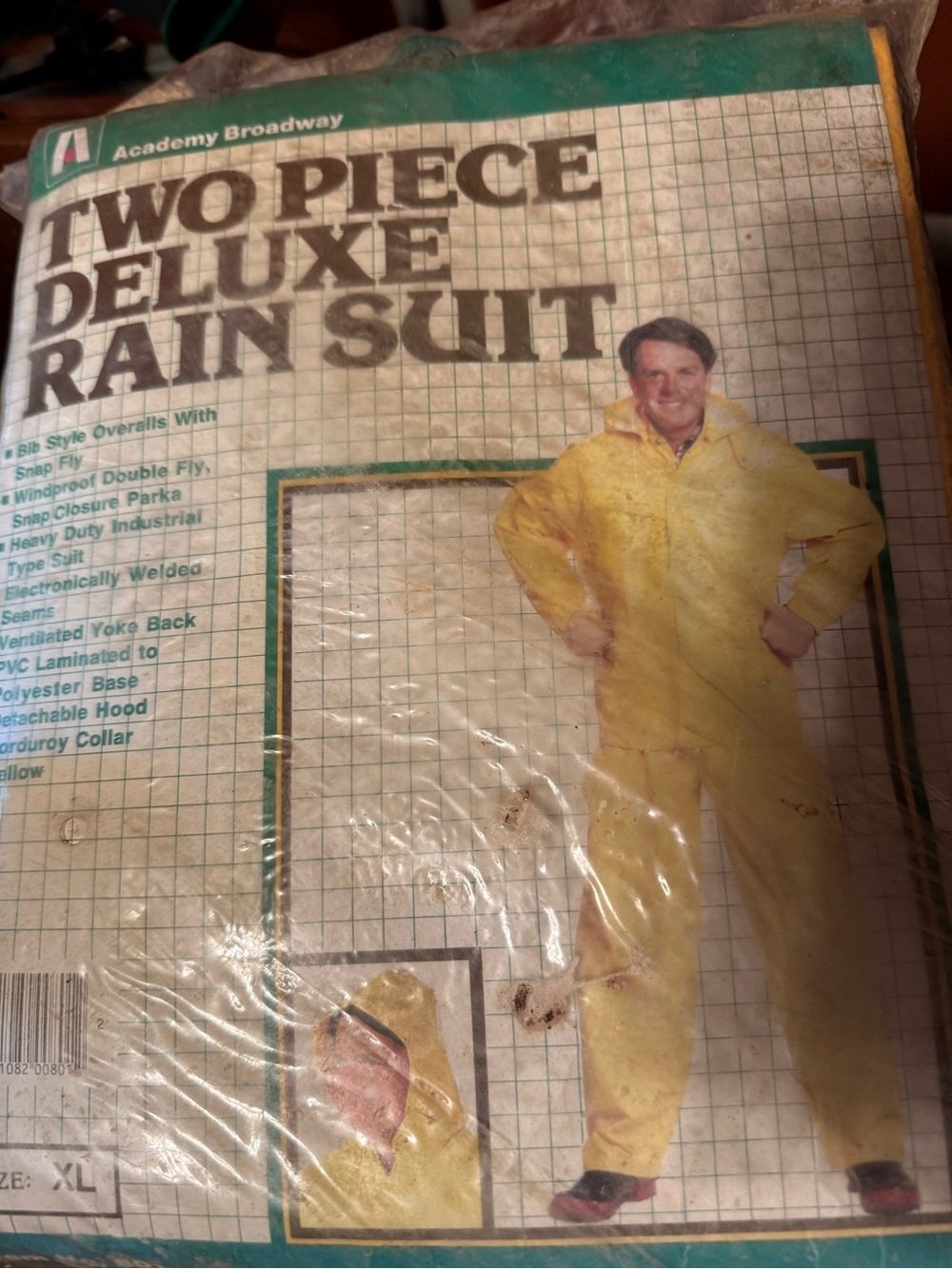 Two Piece Deluxe Rain Suit - Yellow